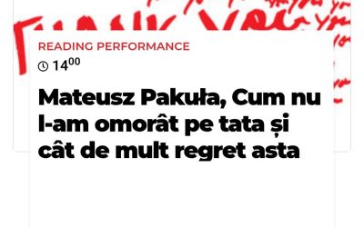 Rumuński przekład JAK NIE ZABIŁEM SWOJEGO OJCA…